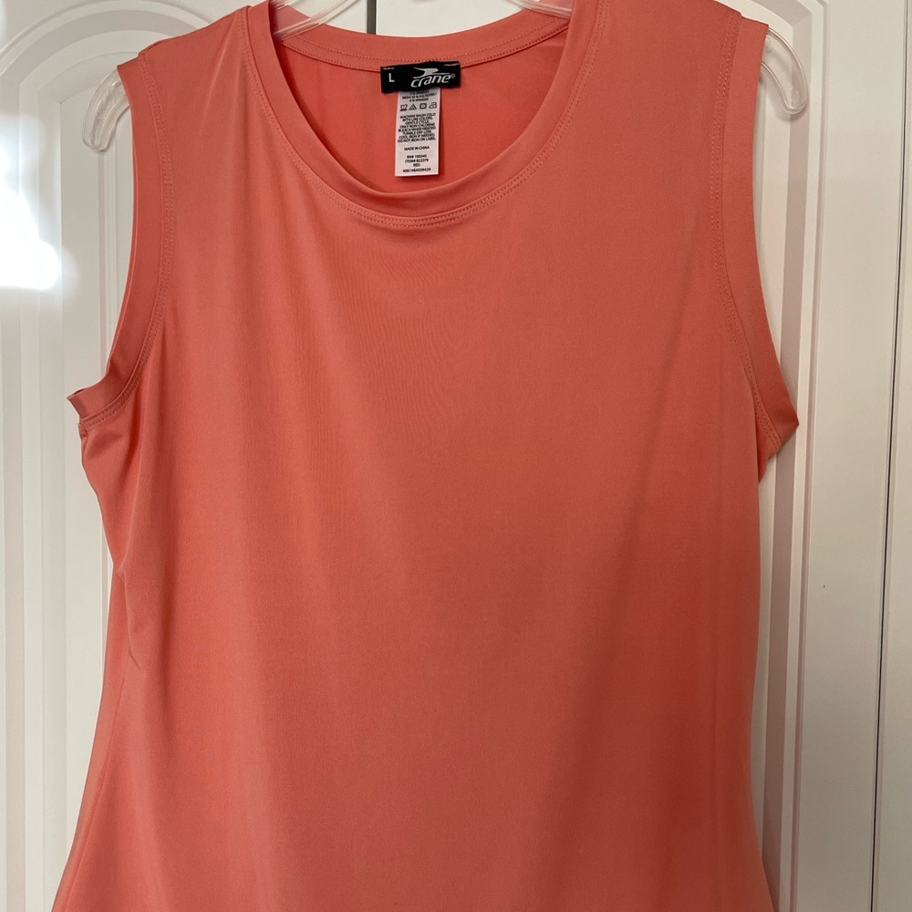 Crane Women's Sleeveless Coral Top